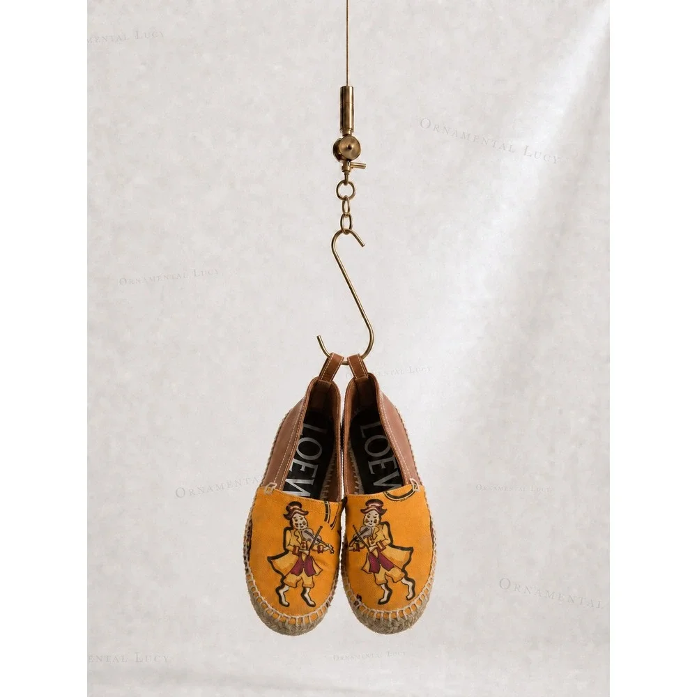 Loewe x Paula's Ibiza 2017 First Capsule Violin Player Espadrille Flats EU 35